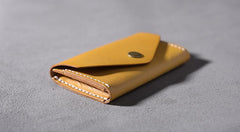 Cool Leather Mens billfold Wallet Card Holder Small Card Slim Wallet for Men