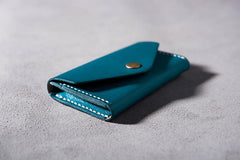 Cool Leather Mens billfold Wallet Card Holder Small Card Slim Wallet for Men