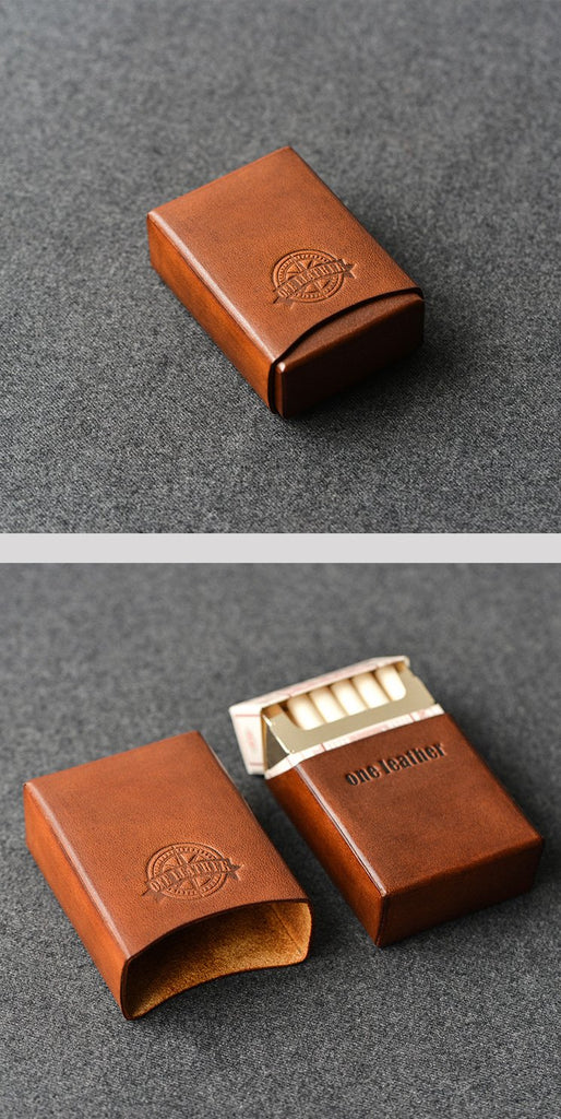 Personalized Cigarette Case Leather 20pcs Cigarette Luxury -  Denmark