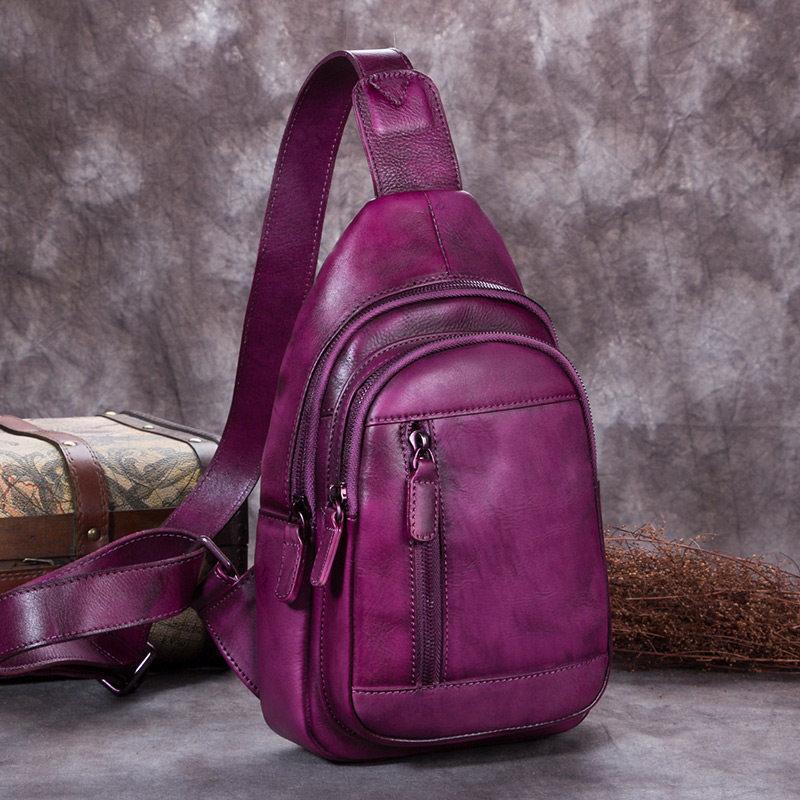 Travelon Purple Leather Crossbody Wallet Purse | Crossbody wallet, Purple  leather, Leather crossbody