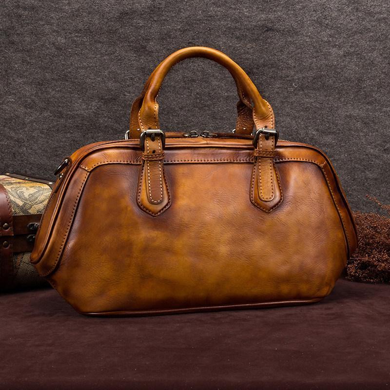 Small Leather Satchel Bag For Women – iLeatherhandbag