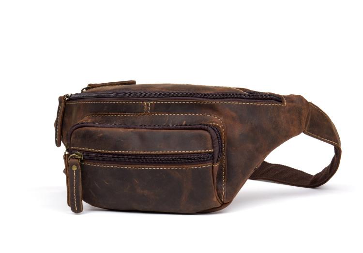 Buy Gift for Men Crossbody Leather Bag Hip Bag Fanny Pack Online