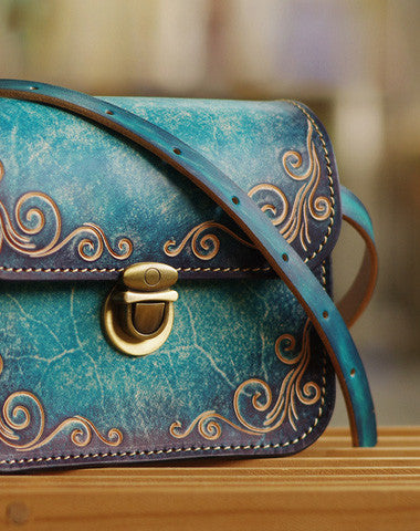 Trendy Handmade Camera Bag Crossbody Shoulder Italian Leather