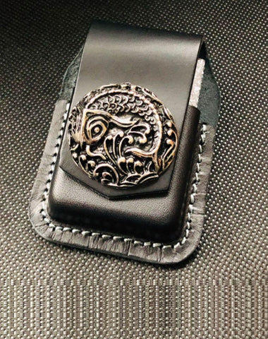 Mens Cool Key Holders Handmade Leather Car Key Card Holder Car Key Cas –  iwalletsmen