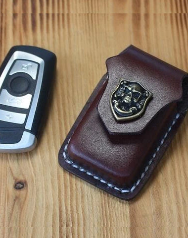 Leather Key Case - Black