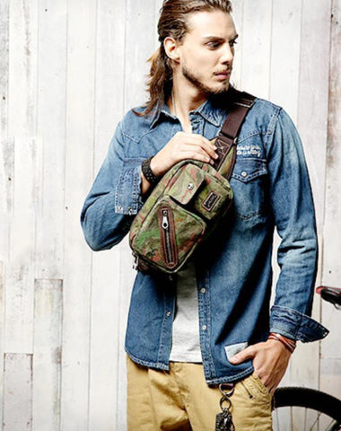 Canvas discount hip bag